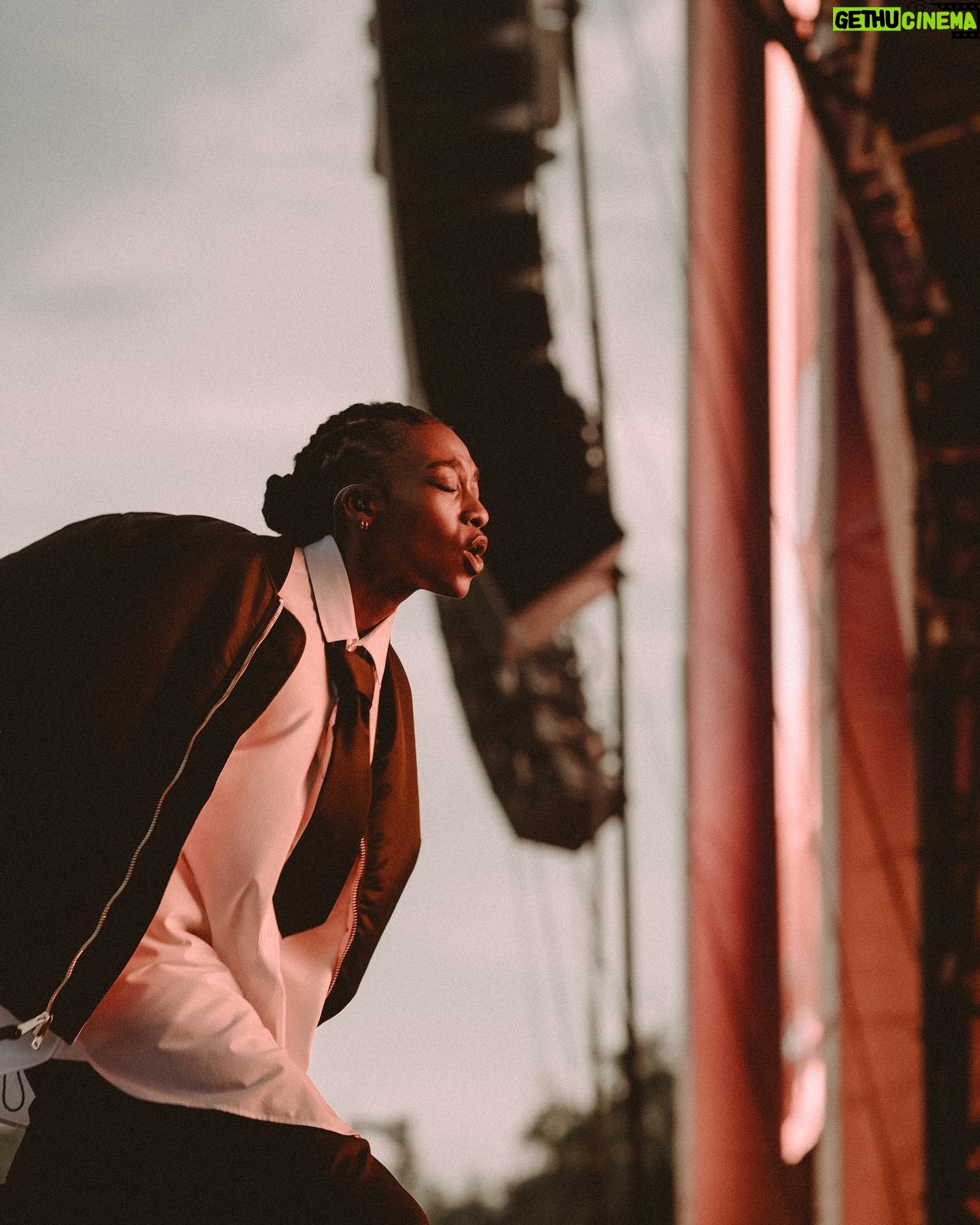 Little Simz Instagram - on form🫡 thank you @parklife_festival 🫶🏿 📸 @karolina.wielocha