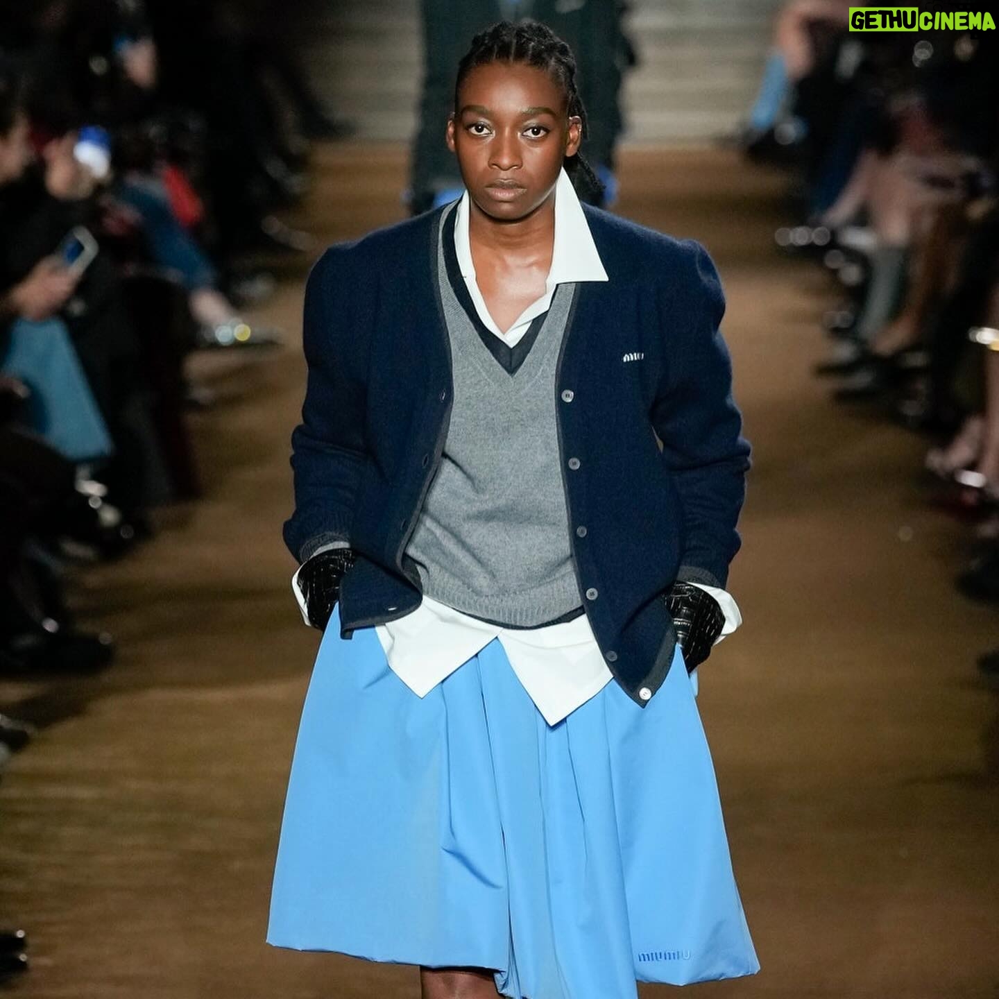 Little Simz Instagram - Runway debut with @miumiu thank you for having me ✨