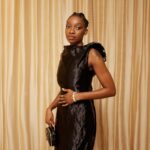 Little Simz Instagram - Only sometimes 💅🏿 @pradabeauty @britishfashioncouncil 🌹 Shots by @sirius.film 🤞🏿💛