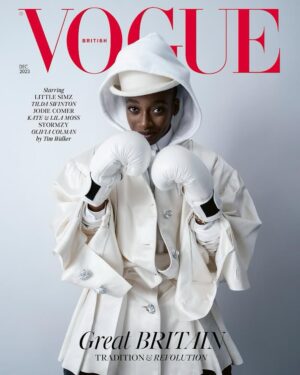Little Simz Instagram - I got a Vogue cover 🥹 forever grateful @edward_enninful @britishvogue 🤍 None other than Tim Walker on the lens. 
Loved shooting this, the most love to everyone involved. Thank you thank you thank you 🤍