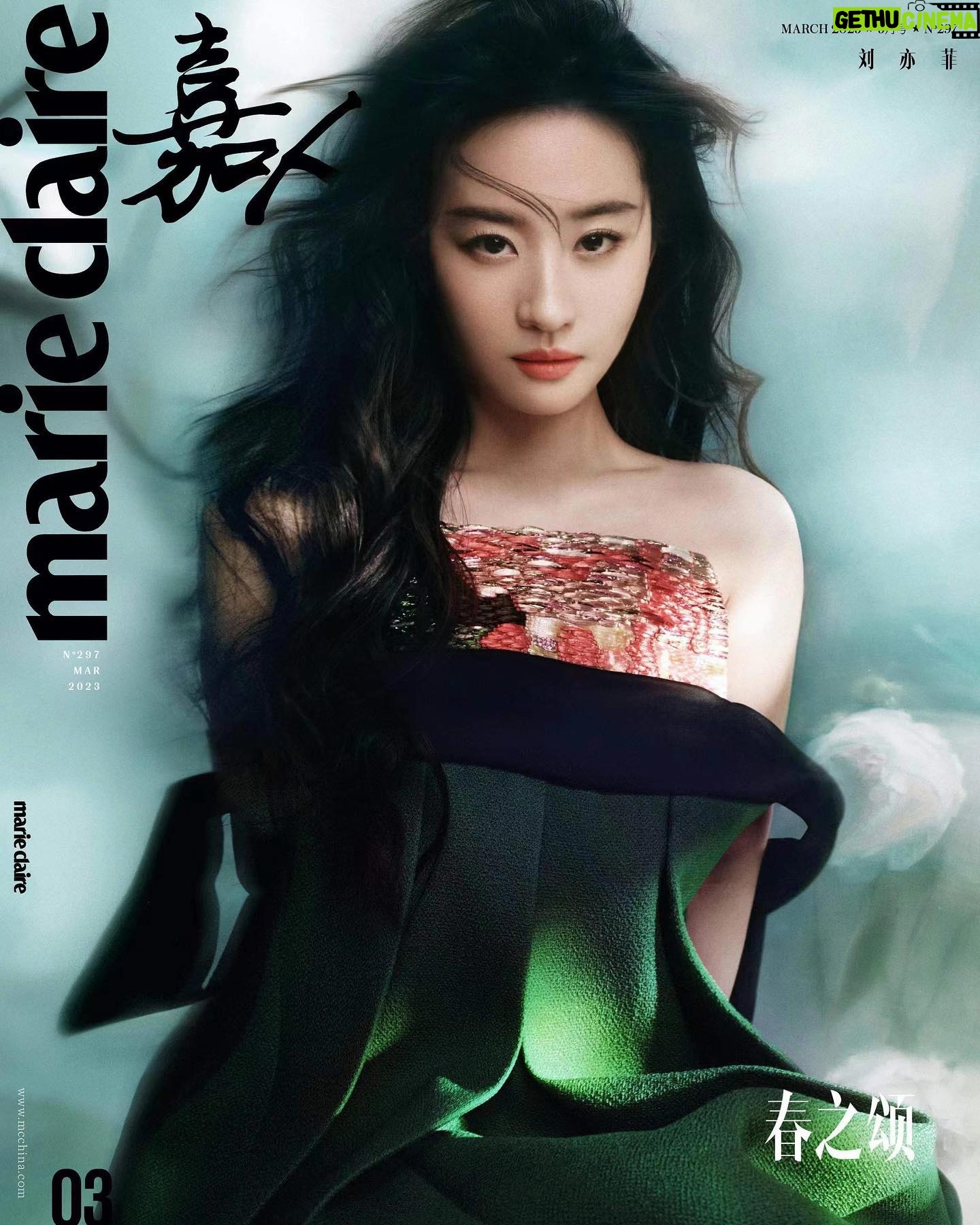 Liu Yifei Instagram - Spring is coming. #MarieClaireChina @louisvuitton