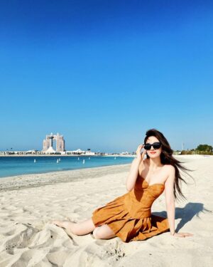 Liu Yifei Instagram - after work @visitabudhabi