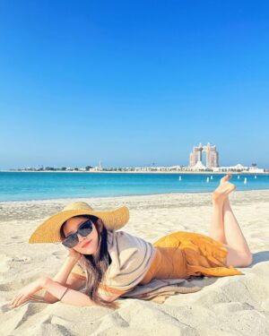 Liu Yifei Instagram - after work @visitabudhabi
