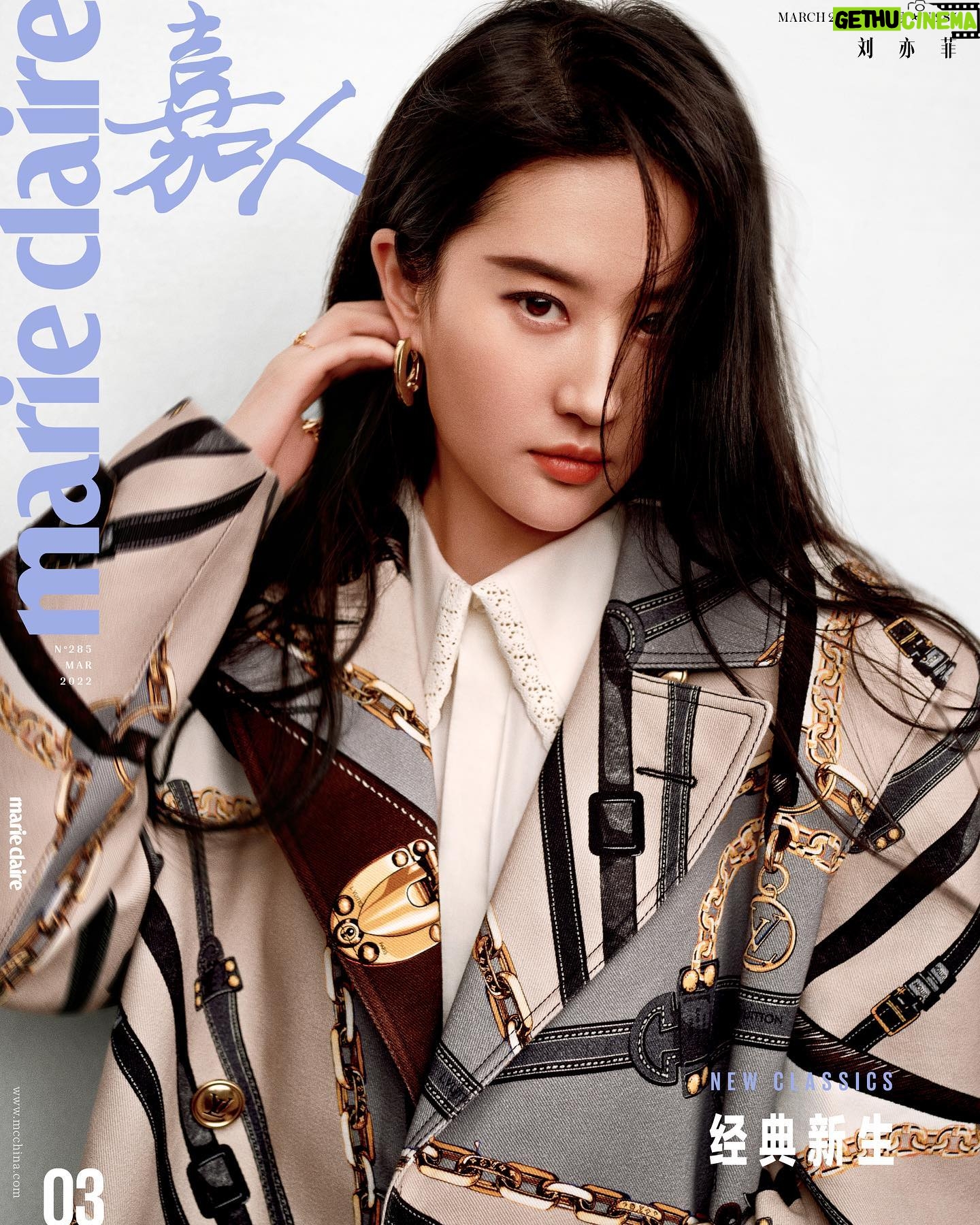 Liu Yifei Instagram - I like this style 😎 @louisvuitton @marieclaire.china