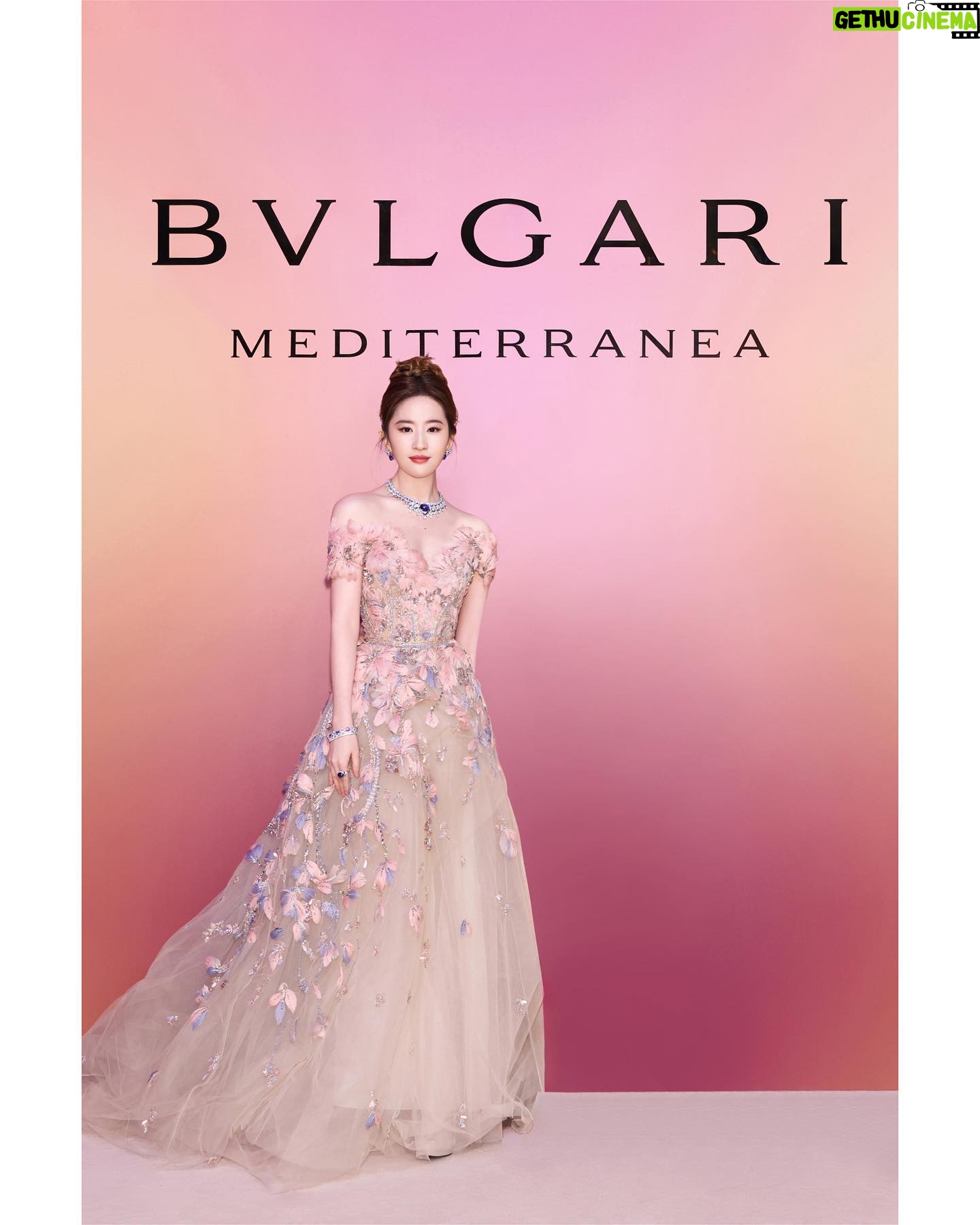 Liu Yifei Instagram - a special night with @bulgari family 💎💫 #bulgarimediterranea