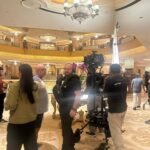 Liu Yifei Instagram – Came to Abu Dhabi to film a commercial for the new season. Thanks to @visitabudhabi and Etihad Airways for the warm welcome cake and the amazing bag created by local artisans. I really loved it!