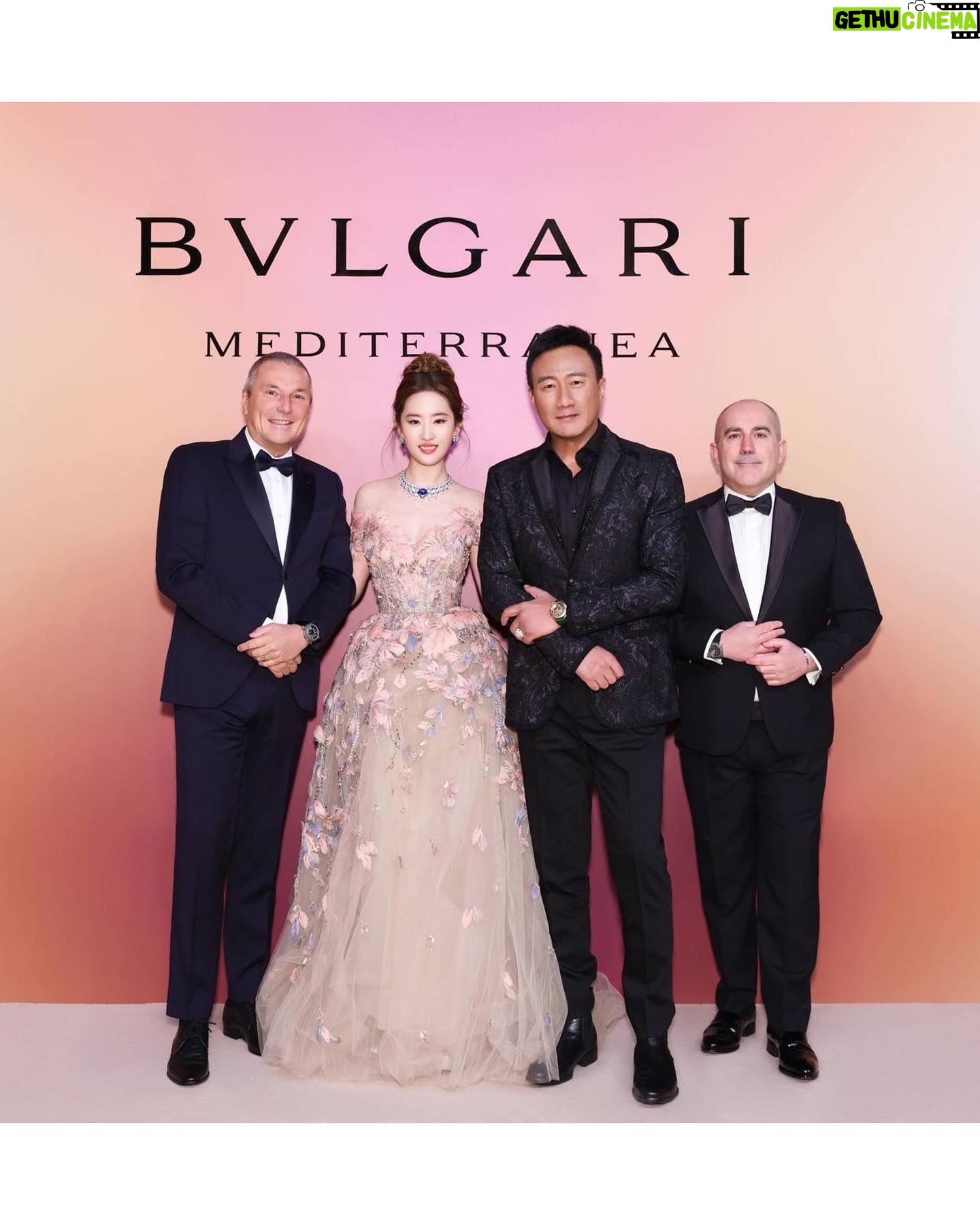 Liu Yifei Instagram - a special night with @bulgari family 💎💫 #bulgarimediterranea
