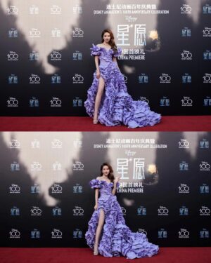 Liu Yifei Instagram - “Wish” premiere in Shanghai ✨ @disneywishmovie 
#disney