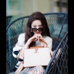 Liu Yifei Instagram - Had a photoshoot after wrap…enjoying the view #LVArchlight @louisvuitton #louisvuitton