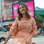 Liyana Jasmay Instagram - Orange Love. @whattowearmalaysia #wtwtoday