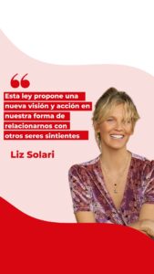 Liz Solari Instagram - Escuchá a @liz_solari Co-Creadora de @leysintientes, en el #CongresodelaNación. “Esta ley propone una nueva visión y acción en nuestra forma de relacionarnos con otros seres sintientes” ¿Y vos ya activaste? Firmá en change.org/leysintientes y compartí la petición! 🙏🏻❤️🐾 Podes escuchar su discurso completo en nuestra Web. Link en bio. . “This law forges a new vision and action in our way of relating to other sentient beings” Listen to @liz_solari, Co-Creator of #LeySintientes at the National Congress. It is time to make history and for animals to be considered sentient and legal subjects before the law! 👉🏽Please sign and share our petition 🙏🏻❤️🐾✊🏼 #AnimalRights #DerechosAnimales #Argentina #LizSolari
