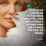 Liz Solari Instagram – ¿Si estás en contra de matar seres inocentes, por qué le pagas a alguien para que lo haga por vos? 

El día que me hice esta pregunta, me sentí moralmente obligada a cambiar mi accionar. 
La comparto sin juzgar. Quizás entre todos podamos ayudarnos a reflexionar. 

Taguea a alguien. Leo sus respuestas 🙏🏻❤️🐾🌱

Alinear nuestros más altos valores con nuestras acciones diarias es parte esencial de nuestro crecimiento, de nuestra evolución.

¡Si queres probar el veganismo @veganuaryespanol te acompaña paso a paso de forma gratuita! 

🙏🏻🌱❤️🐾🤩

#GoVegan #AmorAnimal #Veganismo #Paz