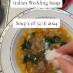 Lo Bosworth Instagram - Recipe is up and soup 1 of 52 is here! I’m going on a ✨ quest ✨ to make a different soup every week in 2024. My motto in ‘24 is Consume Less (a resolution of sorts) and cooking at home more often is a big part of that. I want less, not more this year. Less takeout, less plastic, less mindless online shopping, less mindless social, just … less. Italian Wedding is up first for NYE (I knowwww I made it in 2023 but it still counts, ok). 1 down, 51 to go. What should I make next? Recipe is up on my substack (link in bio) in the 52 Soups section! #ConsumeLess2024 #52soupsthisyear