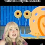 Loey Lane Instagram - The 2005 Spongebob television hijacking explained… well, kinda 😅 PART 1!!! I saw this video from OP jackerooney2011 floating around TikTok and HAD to make a video about it. I loooove creepy videos and stories about popular cartoons and media like this. Did it creep you out too? #reels #creepypasta #arg #scary #analoghorror #spongebob #horror #creepy #loeylane