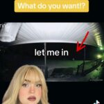 Loey Lane Instagram - She saw THIS on her security cameras in the middle of the night… absolutely terrifying. OP MandyAsmr22 on TikTok 😳 What do you think it could be??? #haunted #paranormal #horrortok #scary #reels