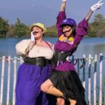 Loey Lane Instagram - I’m working late, cause I’m a plumberrr 🎶 Wario and Waluigi (aka bestie @snitchery) take the Ren Faire 💛💜 Yes, people yelled “wah” at us all day. Yes, I had to glue back on my mustache with eyelash glue like five times because every time I talked it slipped into my mouth. 10/10 would cause chaos again ✨ #renfaire #wario #cosplay #plussize