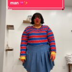 Loey Lane Instagram - Ernie my beloved 🤡💓 Found this video in the drafts of the Ernie cosplay I did with my BERT @snitchery over the summer!! What should we cosplay as next? #plussize #cosplay #makeup