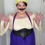 Loey Lane Instagram - It’s-a me, WARIO!! I let him back out for the Ren Faire this weekend LMAOOO 😭 Literally my fave cosplay ever hehehehehe you aren’t ready for the rest of the content (especially with my Waluigi 💜) #cosplay #renfaire #reels #plussize #plussizecosplay #wario #mario