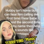 Loey Lane Instagram - Terrifying MIMIC videos are going viral… these posters all have experienced someone (or something) call out to them… but it’s not the loved one they think it is. 😭😬 What do YOU think of these videos? OPs melodysrose, branson.2020 & mimukbangs 💓 #mimic #reels #scary #paranormal #horror #horrortok #scaryvideos