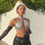 Logan Browning Instagram - Beyoncé or Bust! hbd queen🐝 🪩 & thank youuuu @dsw #renaissance #virgomoon #virgorising