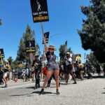 Logan Browning Instagram - we took the streets !! #offscript #onstrike #sagaftrastrong