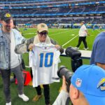 Logan Henderson Instagram – This is what Sunday night football is all about! Pre gamed at the @toyotasocal patio club, went down to the field to see my first @chargers game & took home a win! Thanks for a great night #ToyotaSoCal and #Chargers! #Ad