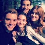 Lola Flanery Instagram - We came out of the shadows ❤➰👊🏼@shadowhunterstv @domsherwood @kitkatsmeow @albertorosende #shadowhunters #staytuned #filming #actorslife #ilovemyjob