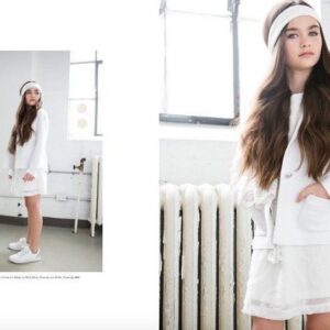 Lola Flanery Instagram - White Out 💥❤️💥 @posterchildmag @maitilson @justineslymua @sanchezstylist #whitehot #photoshoot #fashion #beauty #minimodel