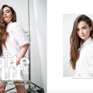 Lola Flanery Instagram - White Out 💥❤️💥 @posterchildmag @maitilson @justineslymua @sanchezstylist #whitehot #photoshoot #fashion #beauty #minimodel