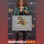 Lolita Instagram - Señores , señoras , gracias por las felicitaciones …… pero estaba nominada por las #invisibles como mejor actriz pero ……. La ganadora fue @belencuesta por cristo y rey , ya me hubiera gustado llevármelo pero no , entregué premio al mejor presentador o presentadora y fue para @robertolealg. Pero me alegro muchísimo por mi compañera @belencuesta, total estar nominada ya es en si es un premio , sobre todo tengo el gran premio de los que me siguen me admiran me quieren y me llenan de aplausos en Poncia , ustedes son mi premio gracias