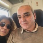 Lolita Instagram – Ya de vuelta a casa , @zapardielarbas y yo contentos de volver y por nuestro periplo de teatros en Castilla león , gracias de corazón