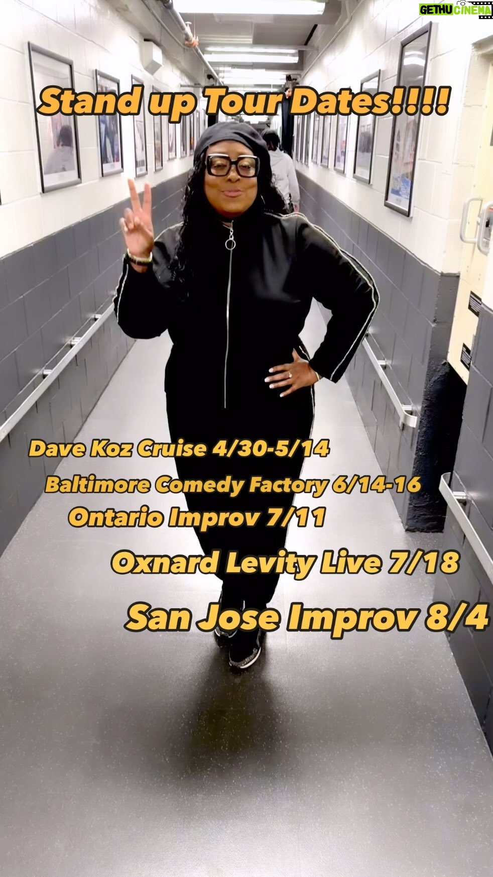 Loni Love Instagram - See yall there!!! Ontario, Oxnard, Baltimore, San Jose!!!!