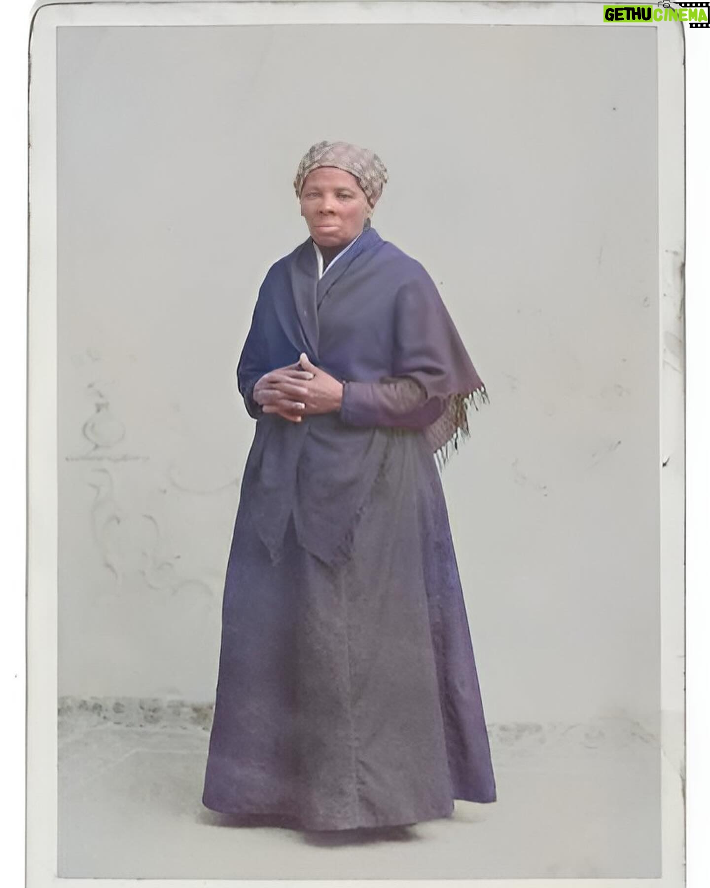 Loni Love Instagram - “I GO TO PREPARE A PLACE FOR YOU”-Harriet Tubman. ____________________________________________________ 1887 Photograph of Harriet Tubman, her Husband Nelson Davis, and Their Adopted Daughter Gertie. Harriet Tubman married her second husband Nelson Davis on March 18, 1869 with whom they adopted daughter, Gertie. Born in North Carolina, her husband had served as a private in the 8th United States Colored Infantry Regiment from September 1863 to November 1865. Nelson died on October 14, 1888. ____________________________________________________After escaping slavery, Tubman made some 13 missions to rescue approximately 70 enslaved people, including her family and friends, using the network of antislavery activists and safe houses known collectively as the Underground Railroad. During the American Civil War, she served as an armed scout and spy for the Union Army. In her later years, Tubman was an activist in the movement for women's suffrage. _____________________________________________________The great Harriet Tubman died of pneumonia in 1913 at the age of 93 surrounded by family members whom she told “I go to prepare a place for you.” #history #harriettubman