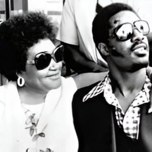 Loni Love Instagram - Stevie Wonder with his mother Lula Mae Hardaway. She co-wrote many of Stevie’s songs during the early years of his career. She was co-nominated for the 1970 Grammy Award for Best R&B Song for co-writing ‘Signed, Sealed, Delivered.
____________________________________________________
She co-wrote several of her son’s songs, including “I Was Made To Love Her”, “Signed Sealed, Delivered, I’m Yours”, “You Met Your Match” and “I Don’t Know Why I Love You”. Two of these tracks also appeared on Stevie’s 1968 album “For Once In My Life” and another two, “”I Wanna Make Her Love Me” and “Ain’t No Lovin’”, were also co-penned by Lula. 
. _____________________________________________________Lula Mae passed on May 31 2006  thxs @africanarchives
