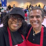 Loni Love Instagram – It was Good Friday  helping Los Angeles Mission’s 88th Annual Easter Celebration serve free meals… good to see @nickcannon @ianziering and others…