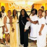 Loni Love Instagram – So sweet for my crew to come support my last comedy show for the week.. Thxs @sheilaedrummer @officiallynnmabry @kennylattimore @iamreginabelle … it was Toga night!!!! #davekozcruise24