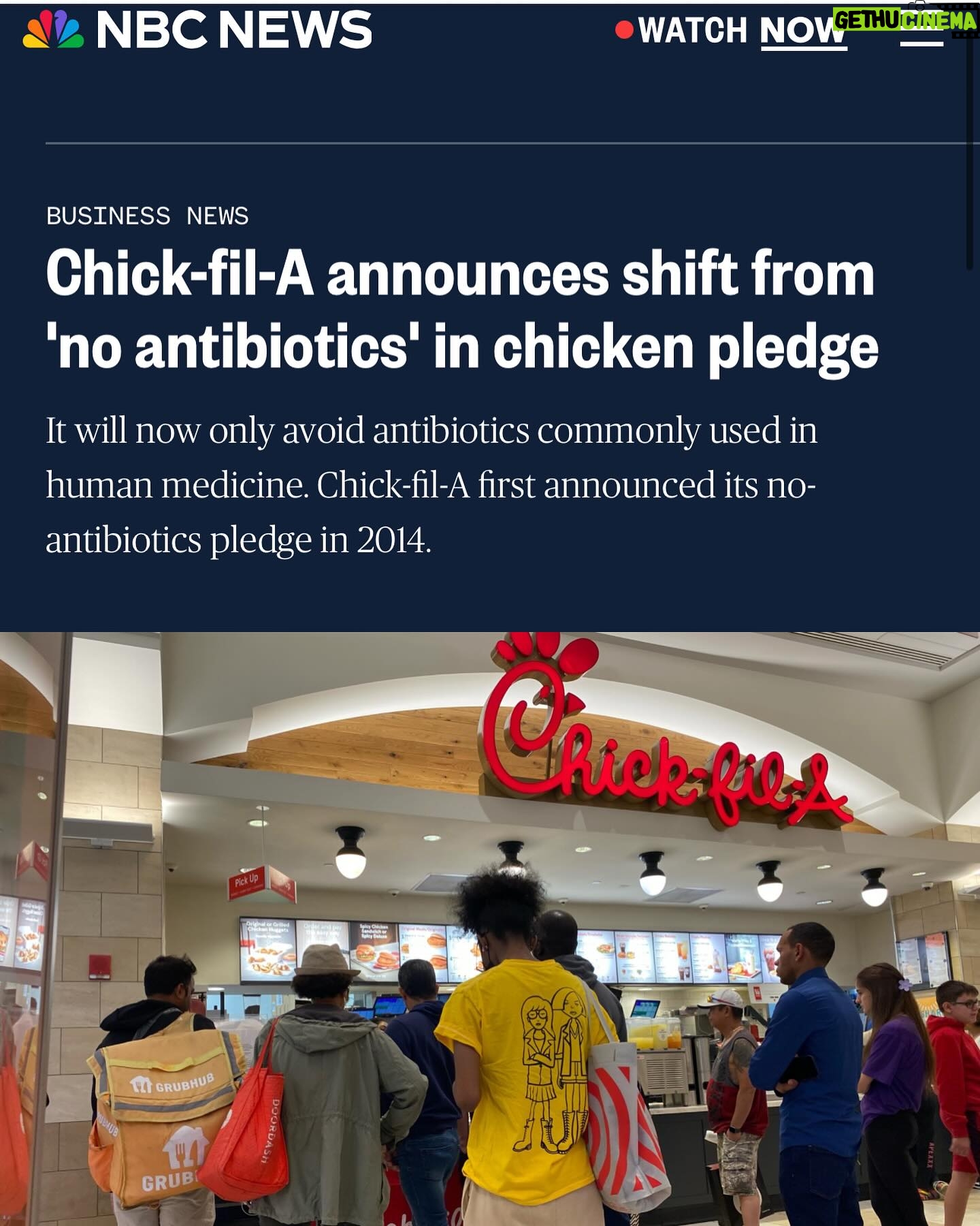 Loni Love Instagram - In a statement released Monday, the fast-food company said that starting this spring it would serve chicken that was free only of antibiotics “important to human medicine,” or those commonly used to treat people._______________________________________________It said its poultry going forward may have been raised with animal antibiotics, though “only if the animal and those around it were to become sick.” The chicken will continue to be free of artificial preservatives, steroids and added hormones, it said. But amid an avian-flu outbreak that devastated poultry supplies nationwide, chicken farmers who’d previously sought to avoid antibiotics have been forced to turn to them. Last July, food processing giant Tyson announced it was ending its “no antibiotics ever” pledge. Poultry producer Perdue Farms still has its pledge in place, while rival Pilgrim’s Pride says it uses some. While world health officials have long raised concerns about the potential of any antibiotics in food to degrade the human body’s immunity to disease treatments, the Food and Drug Administration has said it is more concerned about the use of antibiotics commonly prescribed to humans than ones used to treat animal illnesses.
