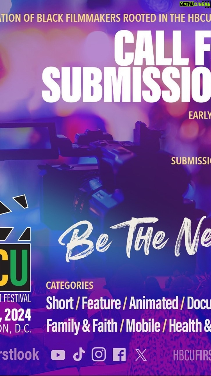 Loni Love Instagram - this year’s HBCU First Look Film Festival happening on Howard’s campus this coming November! 🎬 Calling all #hbcu filmmakers.. submissions are now open for the 2nd @hbcufirstlook film festival!!!! A big thank you to The @tamronhallshow for letting us make this special announcement!!!! @cafemocharadio @hbcufirstlook #hbcufirstlook #hbcufirstlookfilmfestival #hbcu #hbcusmatter #hbcustudents #hbcupride #filmfestival #film #movies #screenplay #television #directors #producers #blackactors #blackfilmmakers #blackexcellence #blackfilm #blackentertainment #actors #filmmakers #entertainment