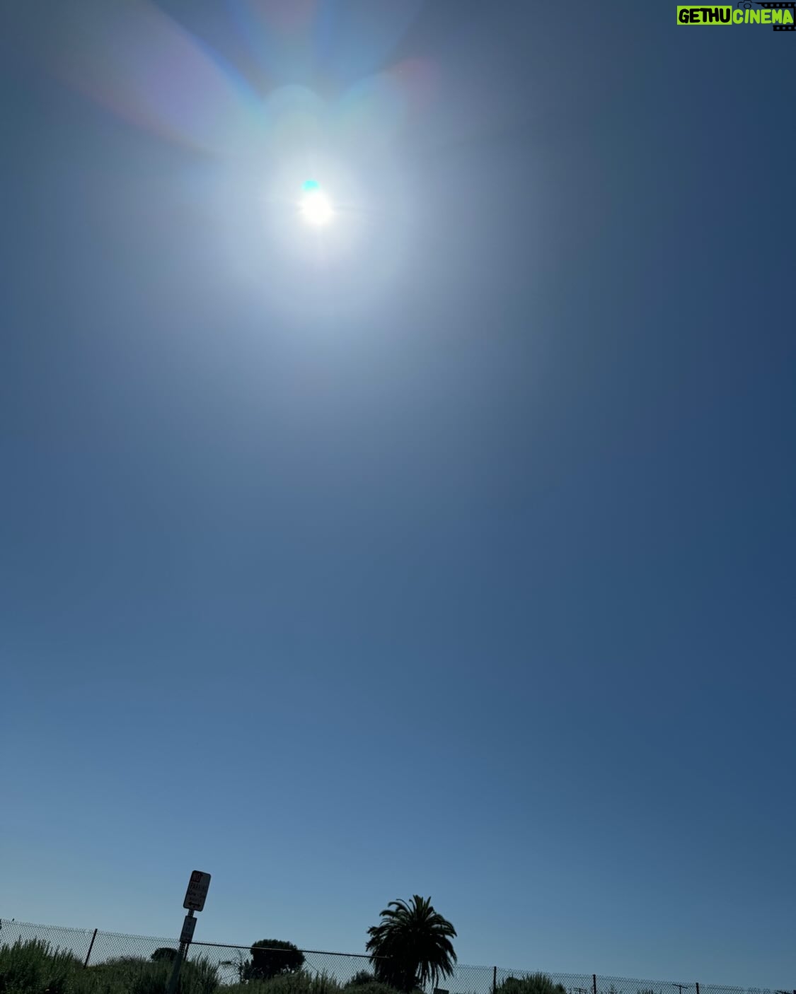Loni Love Instagram - At 11:11 am pst.. partial solar eclipse.. west coast..in this pic the moon is blue… the 2024 solar eclipse will be the “most watched solar eclipse in history due to the many large cities it’ll pass through. Also, it’ll be the last total solar eclipse across the United States for 20 years.” #eclipse2024