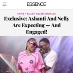 Loni Love Instagram – Congratulations to my boo boos @ashanti and @nelly on their engagement and baby!!!!!! The secret is out!!!!!!!! I’m so happy for them!!!!!!❤️❤️❤️❤️ @essence #auntieloni