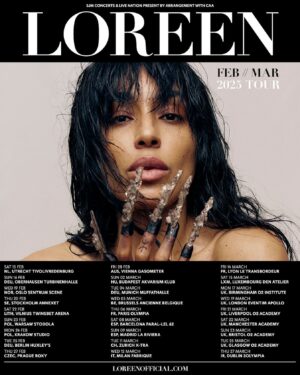 Loreen Instagram - Last year’s tour was one of the best times of my life...this next tour is all for you.

Tickets via link in bio.