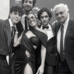 Lorena Castell Instagram - La noche de los Oscar era para celebrarla con amigos … y se celebró a lo grande! O eso dicen por ahí ✨😜✨ Qué suerte tengo y que afortunada me siento por todos estos momentos que la vida me regala 🫶🏻 Thanx to @victoria.coleccion @swarovski @theofficialpandora @martinellishoes @charlottetilbury @andreaesti.vege
