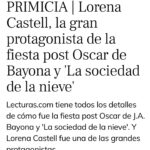 Lorena Castell Instagram - La noche de los Oscar era para celebrarla con amigos … y se celebró a lo grande! O eso dicen por ahí ✨😜✨ Qué suerte tengo y que afortunada me siento por todos estos momentos que la vida me regala 🫶🏻 Thanx to @victoria.coleccion @swarovski @theofficialpandora @martinellishoes @charlottetilbury @andreaesti.vege