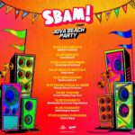 Lorenzo Cherubini Instagram - Direttamente dal @jovabeachparty la musica dello SBAM! Stage prende vita nella forma di un vero e proprio collettivo itinerante di Dj, pronto a farci ballare insieme. Un momento di musica libera, di condivisione assoluta, di gioia completa. SBAM! From Jova Beach Party riprende a suonaaaaare! 🧡🎧📻 Date in aggiornamento. 🌊 Info su tridentmusic.it #sbam #tour #jovabeachparty #tridentmusic