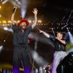 Lorenzo Cherubini Instagram – ballapermeeeeheeeheee! 25 giugno #stadioolimpico a vedere il grande spettacolo di @tizianoferro e poi invasione di palco per cantare la nostra #ballaperme insieme a tutti quanti. Tiziano ha messo in piedi uno show poderoso divertente commovente tecnologico e insieme intimo. Bravissimi tutti e grazie TZN per la tua amicizia e il tempo bello che passiamo insieme quando ci vediamo. (ph @valentini_photography ))