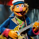 Lorenzo Cherubini Instagram - il viaggio continua e nella tradizione delle metamorfosi a un certo punto sono passato da Sesame Street. Vi salutano Kermit, Miss Piggy e tutti gli altri della banda. Qui si fanno delle grandi jam session, la band è formidabbbbile. Ciao gente! #jovatrip #cartolinemetafisiche #jova #lorenzo 🌹🌴🏃‍♀️🚴⛵️🌸🌎👍💥🏄‍♀️