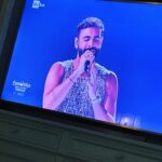 Lorenzo Cherubini Instagram - vai @mengonimarcoofficial favoloso! 🇮🇹 @eurovision #eurovision #11