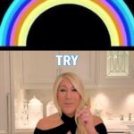 Lori Greiner Instagram - What did you see? #opticalillusion #opticalillusions #rainbow