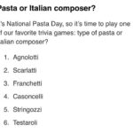 Lori Greiner Instagram - Do you know the answers - type of pasta or Italian composer?? 🍝🇮🇹 #trivia #pasta #composer