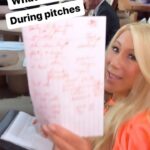 Lori Greiner Instagram - #SharkTank #BehindTheScenes #Notebook